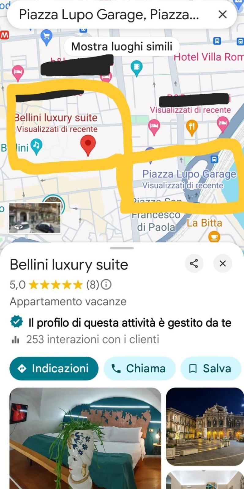 Bellini Luxury Suite Aeroporto di Catania Fontana Rossa Esterno foto